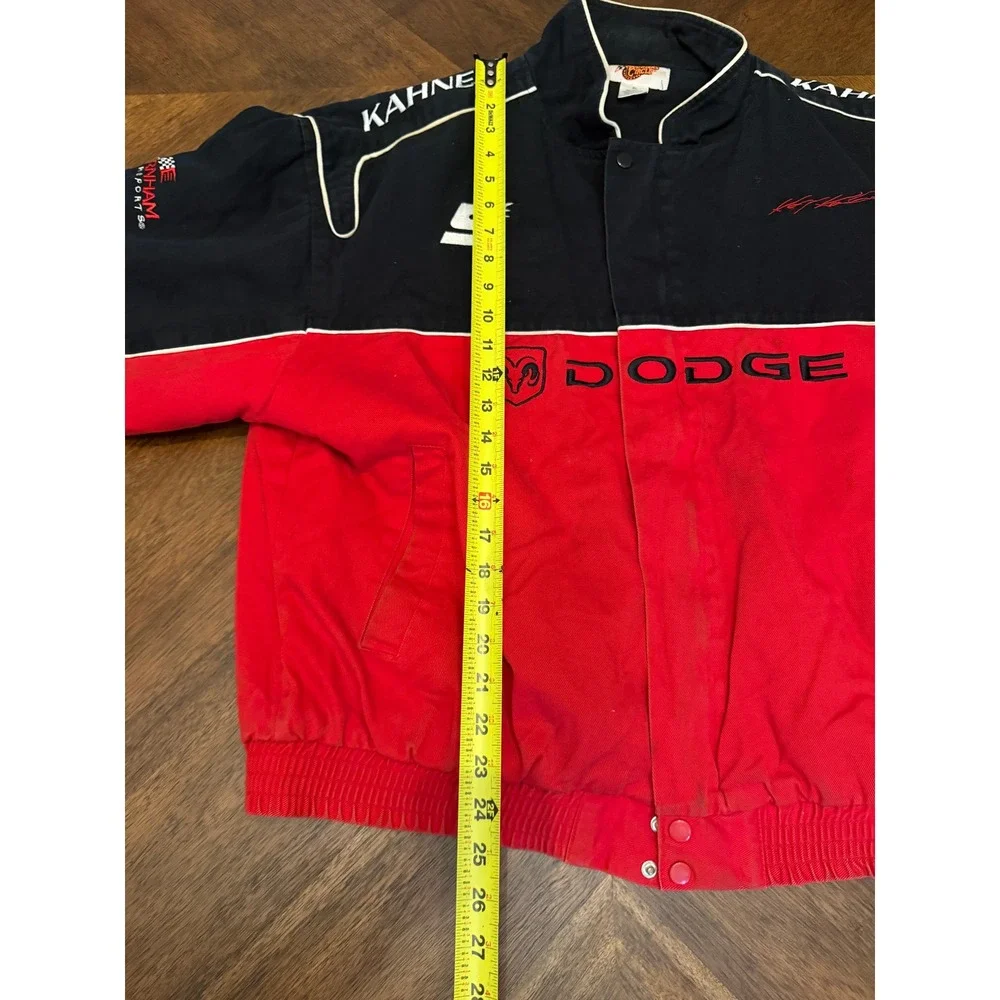 Winners Circle‎ Kasey Kahne NASCAR Dodge Racing Jacket Red Black Mens XL 9